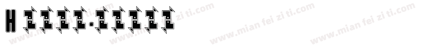 H 秀月字体字体转换